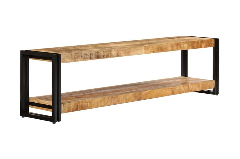 TV-bänk 150x30x40 cm massivt mangoträ - Brun - Möbler - Tv möbel & mediamöbel - TV bänk & mediabänk