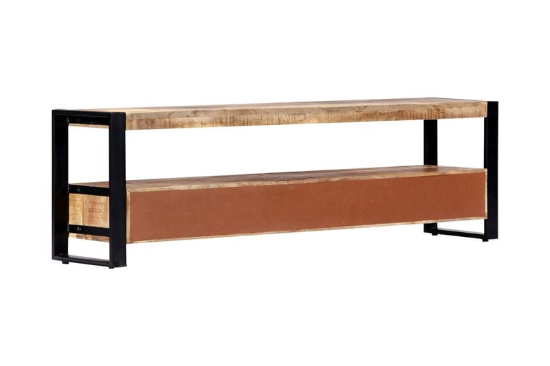 TV-bänk 150x30x45 cm massivt mangoträ - Brun - Möbler - Tv möbel & mediamöbel - TV bänk & mediabänk