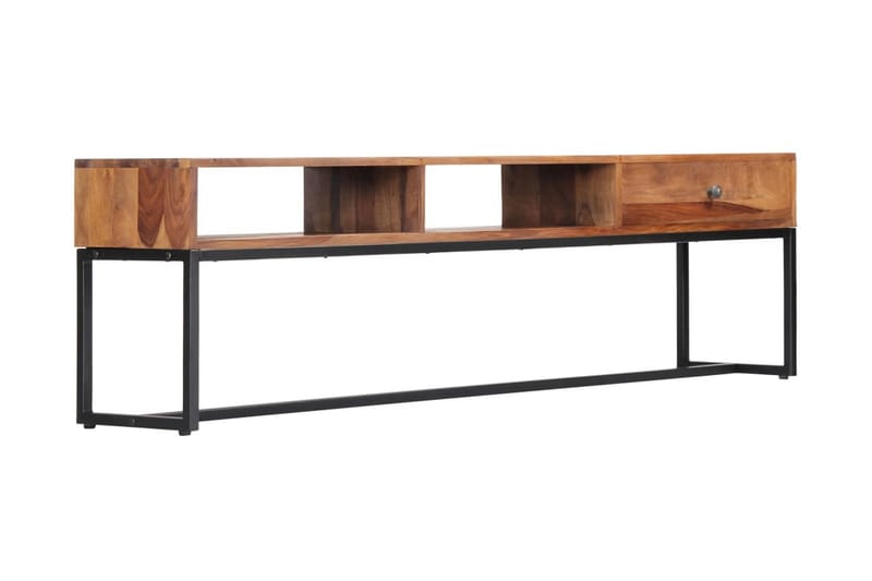 TV-bänk 160x30x45 cm massivt sheshamträ - Brun - Möbler - Tv möbel & mediamöbel - TV bänk & mediabänk