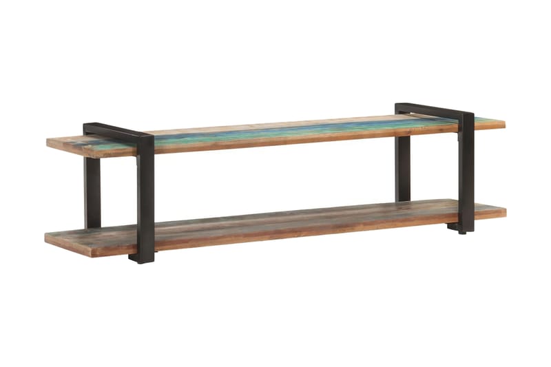 TV-bänk 160x40x40 cm massivt återvunnet trä - Brun - Möbler - Tv möbel & mediamöbel - TV bänk & mediabänk