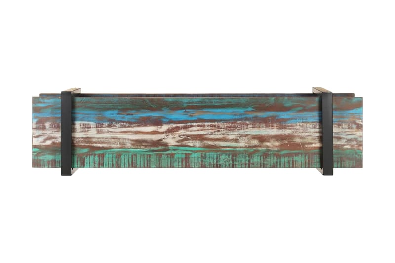TV-bänk 160x40x40 cm massivt återvunnet trä - Brun - Möbler - Tv möbel & mediamöbel - TV bänk & mediabänk