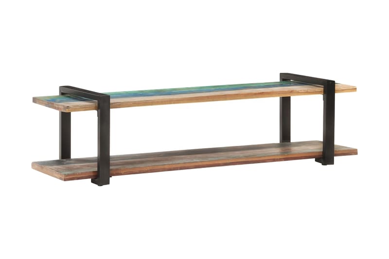 TV-bänk 160x40x40 cm massivt återvunnet trä - Brun - Möbler - Tv möbel & mediamöbel - TV bänk & mediabänk