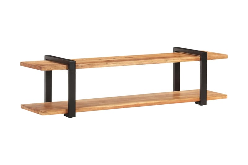 TV-bänk 160x40x40 cm massivt akaciaträ - Brun - Möbler - Tv möbel & mediamöbel - TV bänk & mediabänk