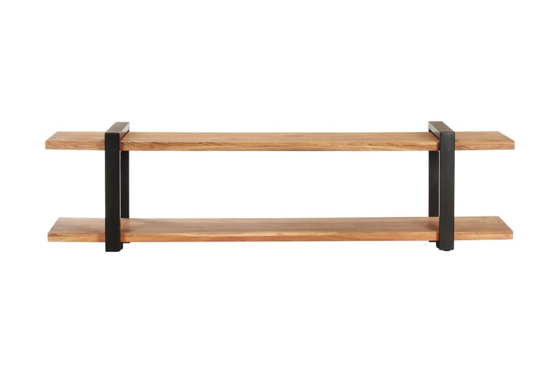 TV-bänk 160x40x40 cm massivt akaciaträ - Brun - Möbler - Tv möbel & mediamöbel - TV bänk & mediabänk
