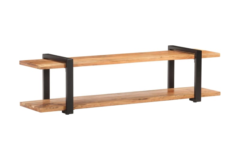 TV-bänk 160x40x40 cm massivt akaciaträ - Brun - Möbler - Tv möbel & mediamöbel - TV bänk & mediabänk