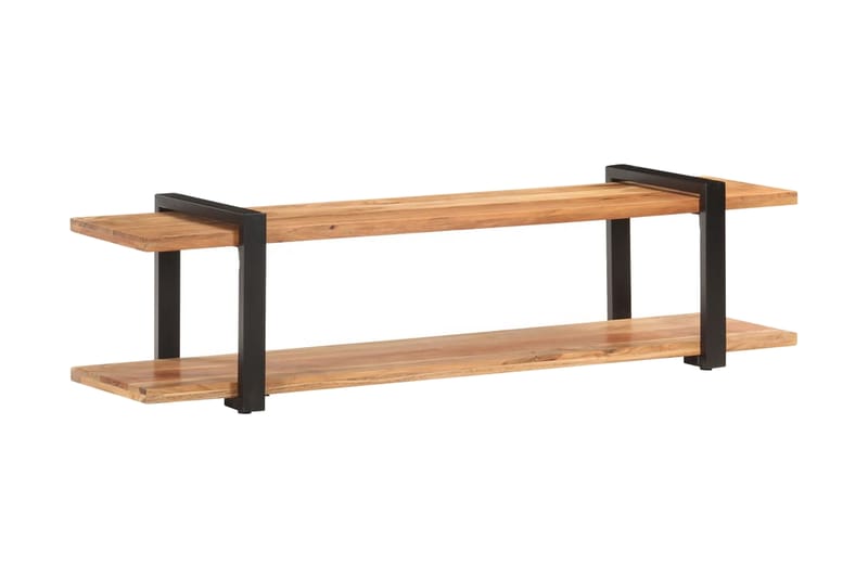 TV-bänk 160x40x40 cm massivt akaciaträ - Brun - Möbler - Tv möbel & mediamöbel - TV bänk & mediabänk