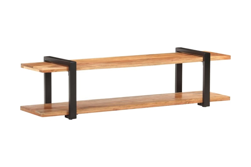 TV-bänk 160x40x40 cm massivt akaciaträ - Brun - Möbler - Tv möbel & mediamöbel - TV bänk & mediabänk