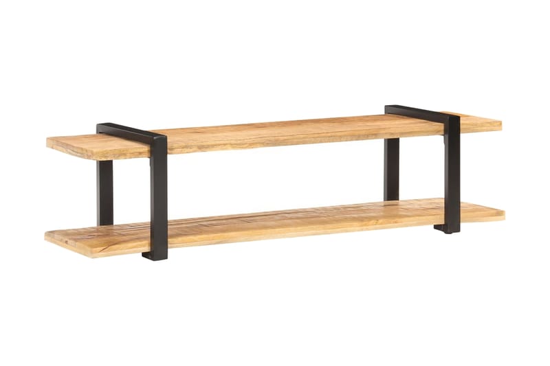 TV-bänk 160x40x40 cm massivt grovt mangoträ - Brun - Möbler - Tv möbel & mediamöbel - TV bänk & mediabänk