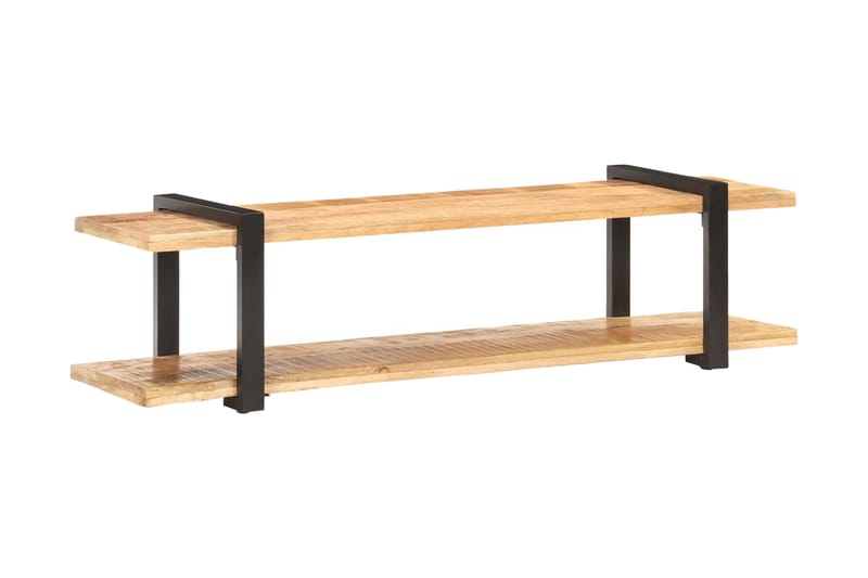 TV-bänk 160x40x40 cm massivt grovt mangoträ - Brun - Möbler - Tv möbel & mediamöbel - TV bänk & mediabänk