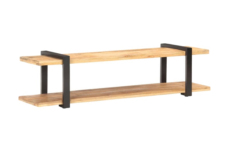 TV-bänk 160x40x40 cm massivt grovt mangoträ - Brun - Möbler - Tv möbel & mediamöbel - TV bänk & mediabänk
