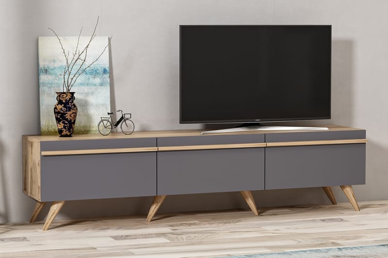 Tv-bänk 180 cm - Antracit - Möbler - Tv möbel & mediamöbel - TV bänk & mediabänk