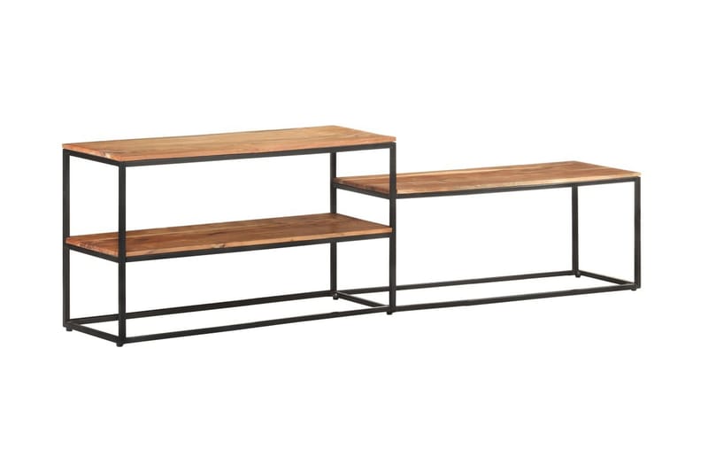 TV-bänk 180x30x50 cm massivt akaciaträ - Grön - Möbler - Tv möbel & mediamöbel - TV bänk & mediabänk