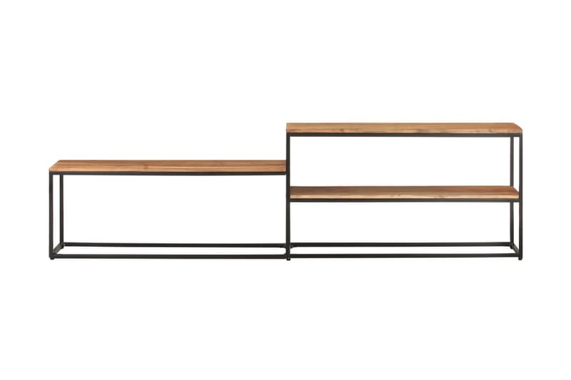 TV-bänk 180x30x50 cm massivt akaciaträ - Grön - Möbler - Tv möbel & mediamöbel - TV bänk & mediabänk