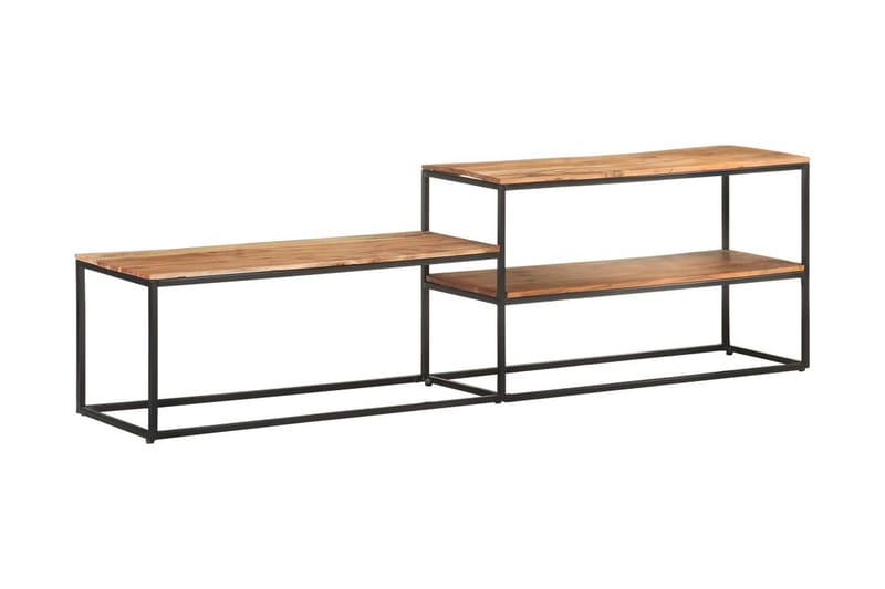 TV-bänk 180x30x50 cm massivt akaciaträ - Grön - Möbler - Tv möbel & mediamöbel - TV bänk & mediabänk
