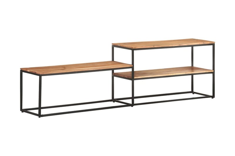 TV-bänk 180x30x50 cm massivt akaciaträ - Grön - Möbler - Tv möbel & mediamöbel - TV bänk & mediabänk