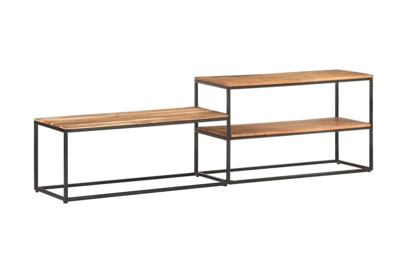 TV-bänk 180x30x50 cm massivt akaciaträ - Grön - Möbler - Tv möbel & mediamöbel - TV bänk & mediabänk