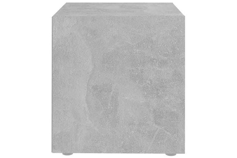 TV-bänk 2 st betonggrå 37x35x37 cm spånskiva - Grå - Möbler - Tv möbel & mediamöbel - TV bänk & mediabänk