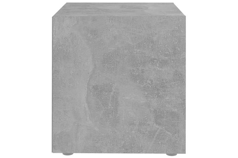 TV-bänk 4 st betonggrå 37x35x37 cm spånskiva - Grå - Möbler - Tv möbel & mediamöbel - TV bänk & mediabänk