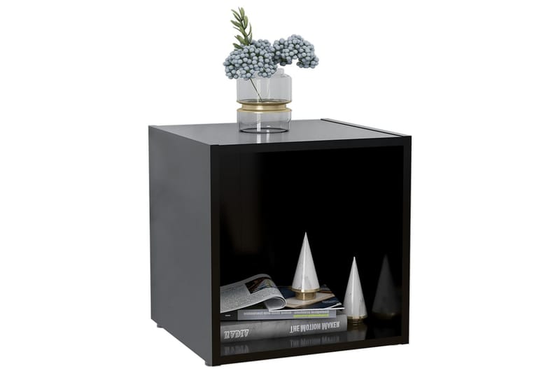 TV-bänk 4 st svart 37x35x37 cm spånskiva - Svart - Möbler - Tv möbel & mediamöbel - TV bänk & mediabänk