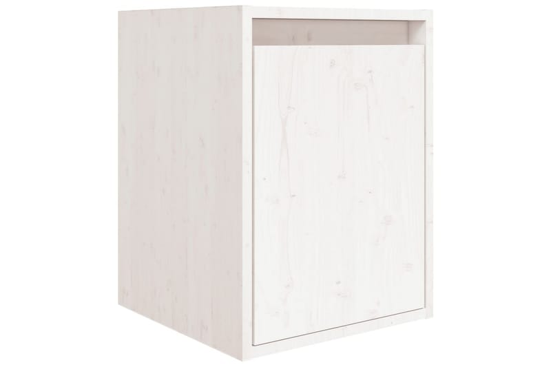 Tv-bänk 6 st vit massiv furu - Vit - Möbler - Tv möbel & mediamöbel - TV bänk & mediabänk