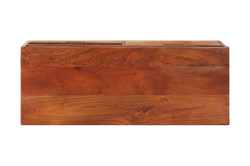 TV-bänk 80x30x42 cm massivt akaciaträ - Brun - Möbler - Tv möbel & mediamöbel - TV bänk & mediabänk
