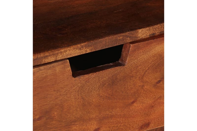 TV-bänk 80x30x42 cm massivt akaciaträ - Brun - Möbler - Tv möbel & mediamöbel - TV bänk & mediabänk