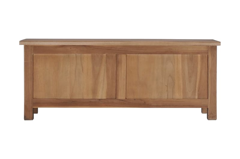 TV-bänk 90x30x35 cm massiv teak - Brun - Möbler - Tv möbel & mediamöbel - TV bänk & mediabänk