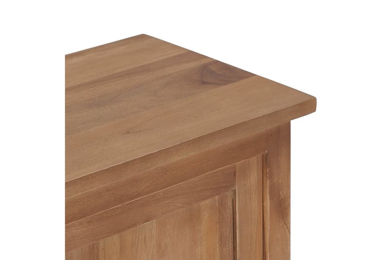 TV-bänk 90x30x35 cm massiv teak - Brun - Möbler - Tv möbel & mediamöbel - TV bänk & mediabänk