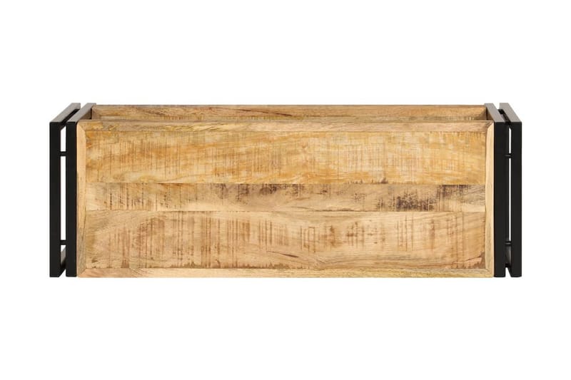 TV-bänk 90x30x40 cm massivt mangoträ - Brun - Möbler - Tv möbel & mediamöbel - TV bänk & mediabänk