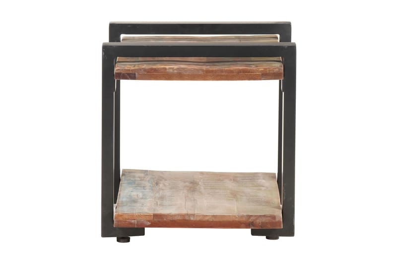 TV-bänk 90x40x40 cm massivt återvunnet trä - Brun - Möbler - Tv möbel & mediamöbel - TV bänk & mediabänk