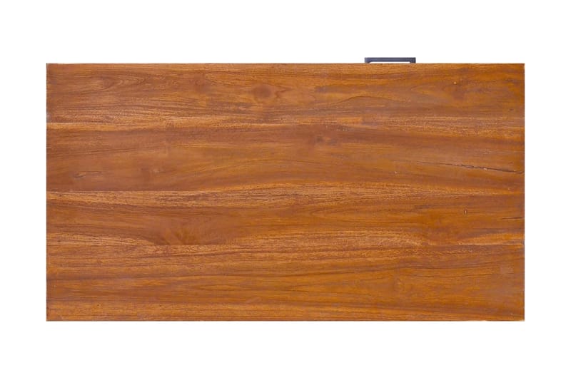TV-bänk 90x50x37 cm massiv teak - Brun - Möbler - Tv möbel & mediamöbel - TV bänk & mediabänk