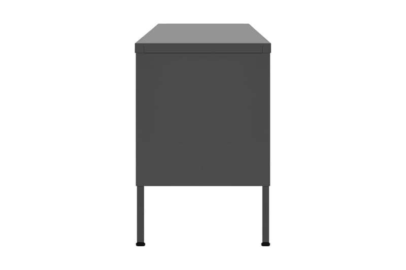 Tv-bänk antracit 105x35x50 cm stål - Grå - Möbler - Tv möbel & mediamöbel - TV bänk & mediabänk