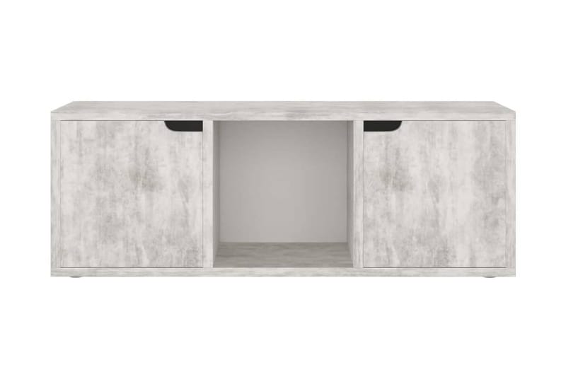 TV-bänk betong 88,5x27,5x30,5 cm spånskiva - Grå - Möbler - Tv möbel & mediamöbel - TV bänk & mediabänk