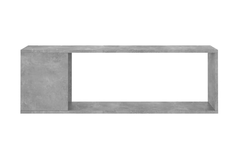 TV-bänk betonggrå 100x24x32 cm spånskiva - Grå - Möbler - Tv möbel & mediamöbel - TV bänk & mediabänk