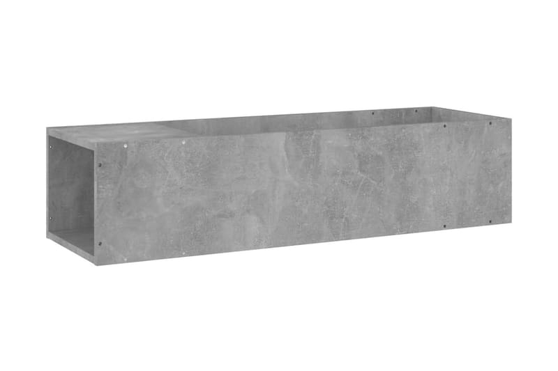 TV-bänk betonggrå 100x24x32 cm spånskiva - Grå - Möbler - Tv möbel & mediamöbel - TV bänk & mediabänk