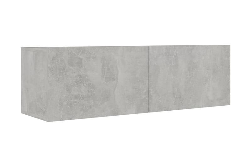 TV-bänk betonggrå 100x30x30 cm spånskiva - Grå - Möbler - Tv möbel & mediamöbel - TV bänk & mediabänk