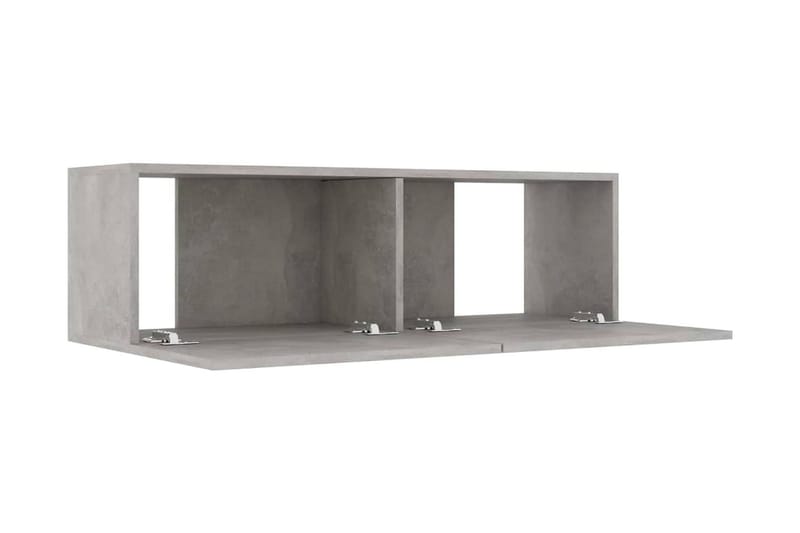 TV-bänk betonggrå 100x30x30 cm spånskiva - Grå - Möbler - Tv möbel & mediamöbel - TV bänk & mediabänk