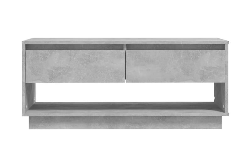 TV-bänk betonggrå 102x41x44 cm spånskiva - Grå - Möbler - Tv möbel & mediamöbel - TV bänk & mediabänk