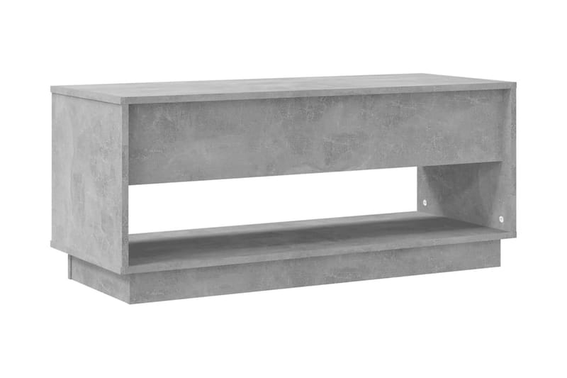 TV-bänk betonggrå 102x41x44 cm spånskiva - Grå - Möbler - Tv möbel & mediamöbel - TV bänk & mediabänk