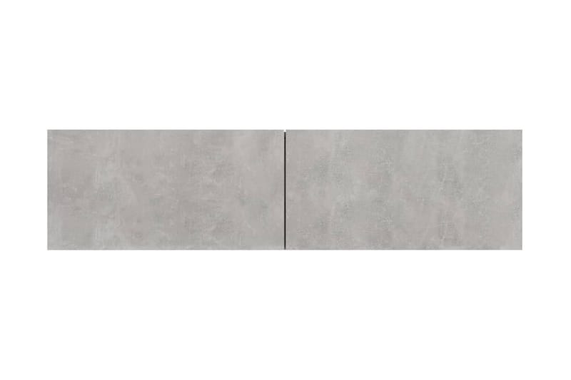 TV-bänk betonggrå 120x30x30 cm spånskiva - Grå - Möbler - Tv möbel & mediamöbel - TV bänk & mediabänk