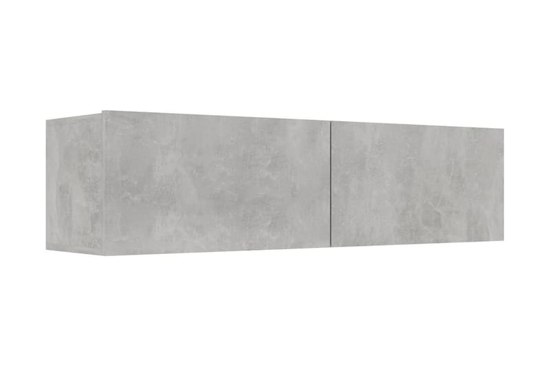 TV-bänk betonggrå 120x30x30 cm spånskiva - Grå - Möbler - Tv möbel & mediamöbel - TV bänk & mediabänk
