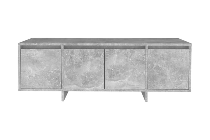 TV-bänk betonggrå 120x30x40,5 cm spånskiva - Grå - Möbler - Tv möbel & mediamöbel - TV bänk & mediabänk