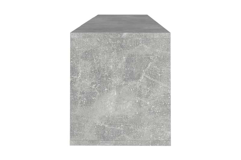 TV-bänk betonggrå 120x30x40,5 cm spånskiva - Grå - Möbler - Tv möbel & mediamöbel - TV bänk & mediabänk