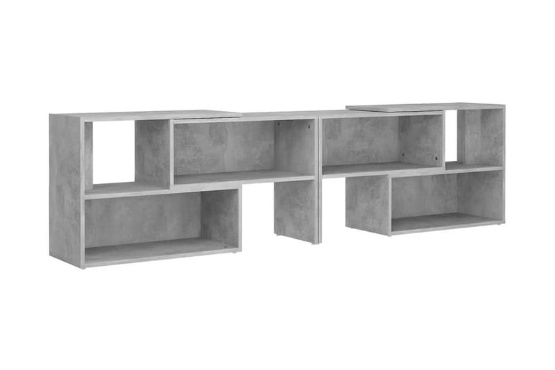 TV-bänk betonggrå 149x30x52 cm spånskiva - Grå - Möbler - Tv möbel & mediamöbel - TV bänk & mediabänk