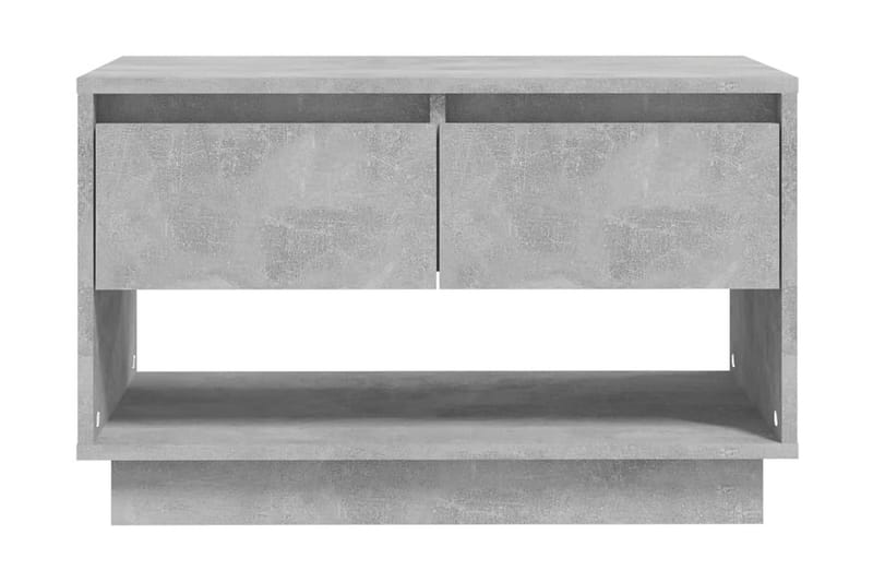 TV-bänk betonggrå 70x41x44 cm spånskiva - Grå - Möbler - Tv möbel & mediamöbel - TV bänk & mediabänk