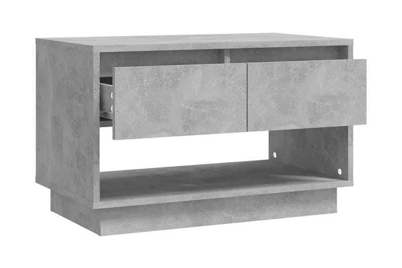 TV-bänk betonggrå 70x41x44 cm spånskiva - Grå - Möbler - Tv möbel & mediamöbel - TV bänk & mediabänk