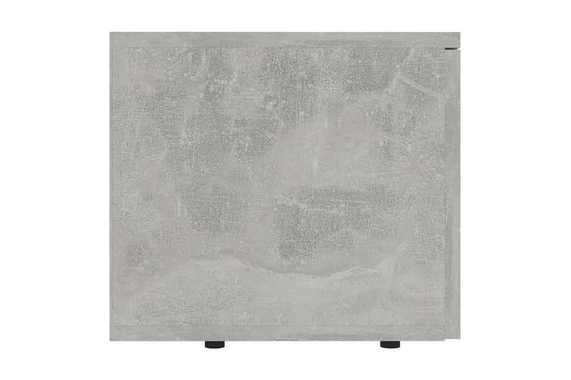 TV-bänk betonggrå 80x34x30 cm spånskiva - Grå - Möbler - Tv möbel & mediamöbel - TV bänk & mediabänk