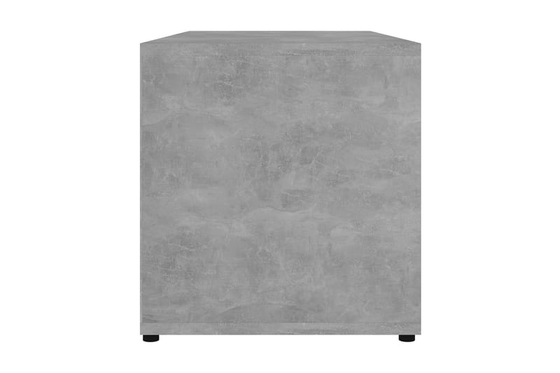 TV-bänk betonggrå 80x34x36 cm spånskiva - Grå - Möbler - Tv möbel & mediamöbel - TV bänk & mediabänk
