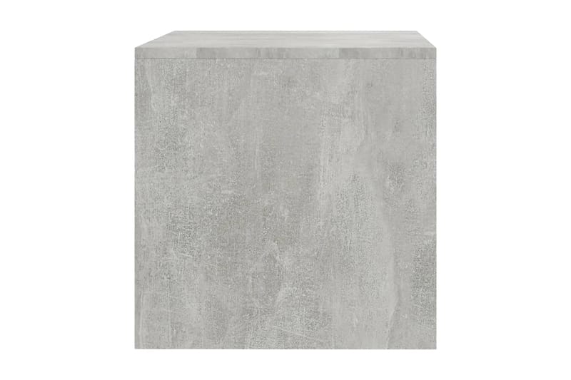 TV-bänk betonggrå 80x40x40 cm spånskiva - Grå - Möbler - Tv möbel & mediamöbel - TV bänk & mediabänk