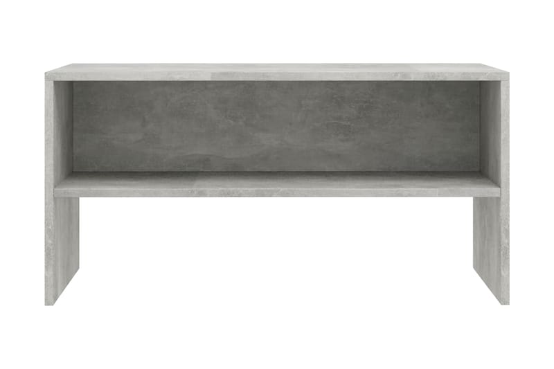 TV-bänk betonggrå 80x40x40 cm spånskiva - Grå - Möbler - Tv möbel & mediamöbel - TV bänk & mediabänk
